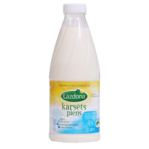 Piens Lazdona karsēts 4% 1l