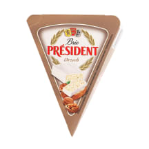 Juust Brie kreekapähklitega President 125g