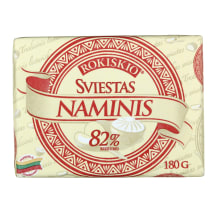 ROKIŠKIO NAMINIS sviestas, 82 % rieb., 180 g