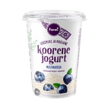 Koorene jogurt mustika Farmi 400g