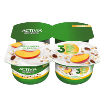 Jogurt virsik-müsli Activia 4x120g