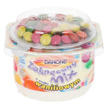 Jogurts Danone Zakrecony mix ar van. gar.125g