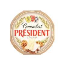 Valgehallitusjuust Camembert pähklitega President 120g