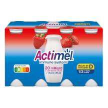 Dzeramais jogurts Actimel zemeņu 8x100g