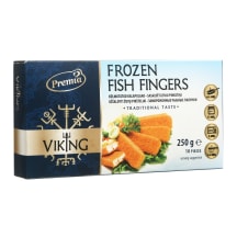 Žuvų piršteliai VIKING, 51 % žuv., 250 g