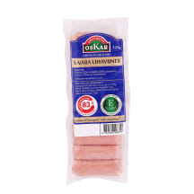 Lihaviiner (e-vaba, kooritud) 125g