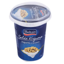Saldā kr. jogurts Baltais ar graudiem 5% 400g