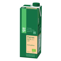 Ekologiškas UAT pienas AUGA, 3,5 % rieb, 1 l