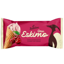 Kirsi-koorejäätis vahvlikoonuses, ONU ESKIMO, 87 g