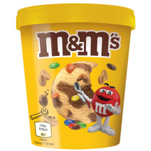 Jäätis maapähkli-šokolaadi M&M's 450ml/306g