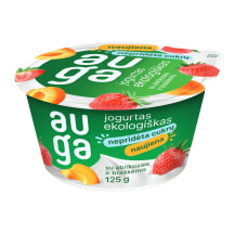 Ekol. jogurtas su abrik., brašk. AUGA, 125 g