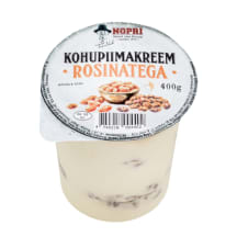 Kohupiimakreem rosinatega Nopri 400g