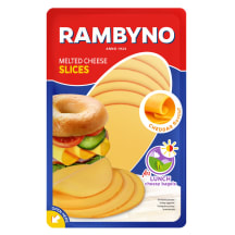 Sulatatud juustu viilud Cheddari Rambyno 150g