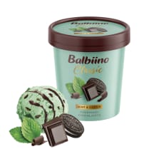Piparmündi-koorejäätis küpsisetükkidega Balbiino Classic 0,5l/270g
