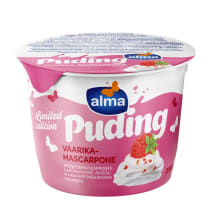 Puding vaarika-mascarpone maitseline, ALMA, 230 g