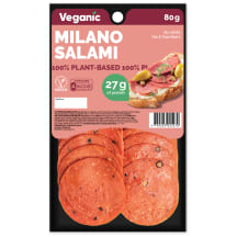 Taimne vorst Salami Milano Veganic 80g