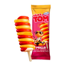 Väike Tom Prillo Maasika-ananassi-vanilli maitseline jäätis 75g/80ml