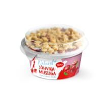 Jogurt Natural jõhvikamüsliga, laktoosivaba, TERE, 150 g