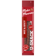Vorstisnäkk Hot & Spicy U-Snack Maks&Moorits 85g