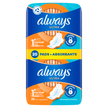 Hügieenisidemed Ultra Plus Duopa, ALWAYS, 20 tk