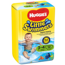 Püksmähkmed HUGGIES SWIMMER,7-15KG,12tk