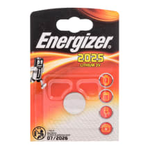 Baterijas Energizer CR2025  3V 1 gab
