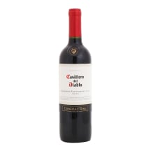 Geograafilise tähisega vein Casillero Cabernet Sauvignon 0,75l