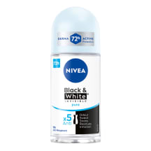 Rulldeodorant Nivea B&W pure naistele 50ml