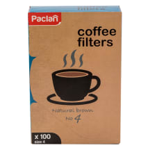 Kafijas filtri Paclan 100gab