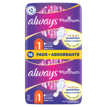 Hügieenisidemed Ultra Platinum Normal Duo, ALWAYS, 16 tk