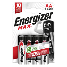 Patarei Energizer MAX AA E91 4tk