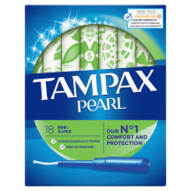 Tamponai TAMPAX PEARL SUPER, 18vnt.