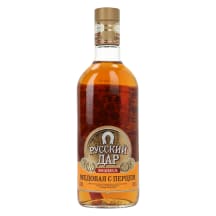 Mait.viin Russkij Dar Med. S Percem 40% 0,5l