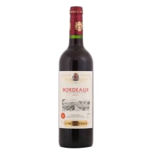 Kaitstud päritolunimetusega vein Comte Dumas Bordeaux 0,75l