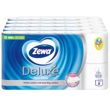 Tual. pap. Zewa Deluxe pure white 3k. 40r.