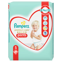 Püksmähkmed Pampers CP S5 12-17kg 20tk