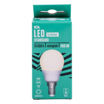 LED spuldze ICA mini gl. 3,5W E14 250lm
