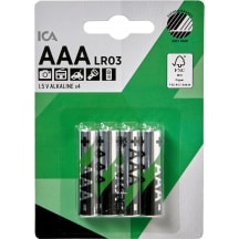 Baterijas ICA LR03 AAA 4gab