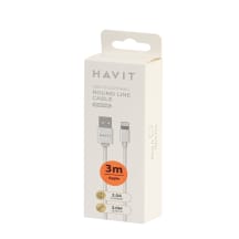 Lightning-usb cable Havit 8502, 3m