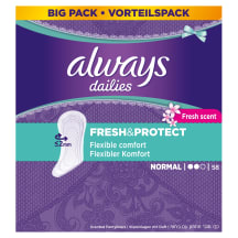 Pesukaitsmed Normal Deo, ALWAYS, 58 tk