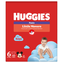 Biks. Huggies boy 6g 15-25kg box 60gb