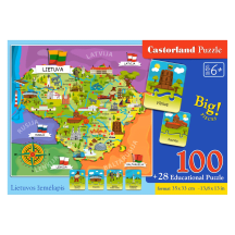 Puzzle CASTORLAN 100 Lietuva