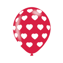 Balionai Amscan Hearts 6vnt