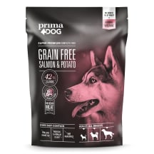 Koerte täissööt PrimaDog lõhe-kartul 1,5kg