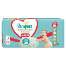 Püksmähkmed Pampers Prem. Care S3 6-11kg 48tk