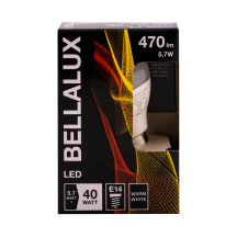 LED spuldze Bellalux clp40 5,7w/827 e14