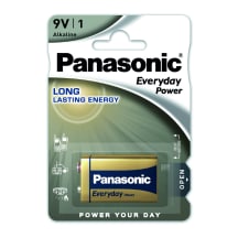 Baterijos PANASONIC 6LR61EPS/1B 9V