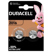 Patarei Duracell 2016 2tk