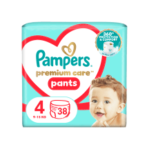 Püksmähkmed Premium Care, Value Pack S4, PAMPERS, 9-15 kg/ 38 tk