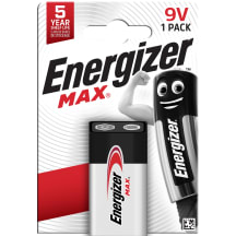 Baterija Energizer MAX 9V 1gab SS24